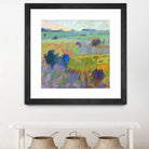 From Here to There by Jane Schmidt on GIANT ART - multicolor landscapes; contemporary