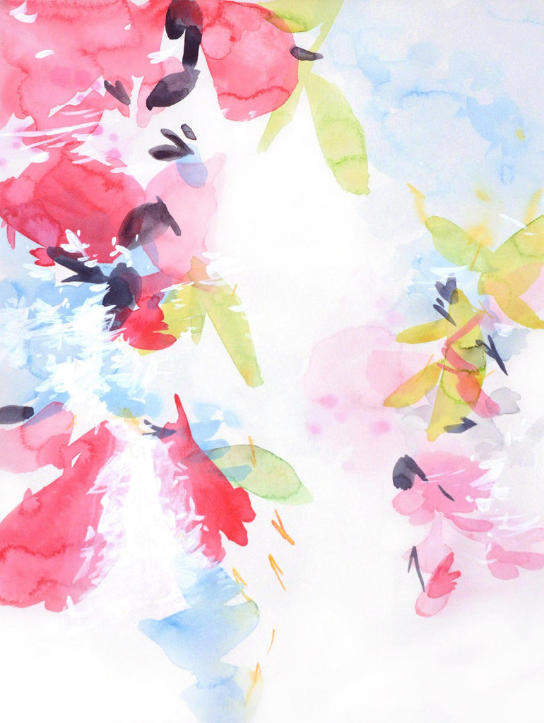 Spring Blossoms 1 by Elisa Sheehan on GIANT ART - multicolor abstracts; contemporary