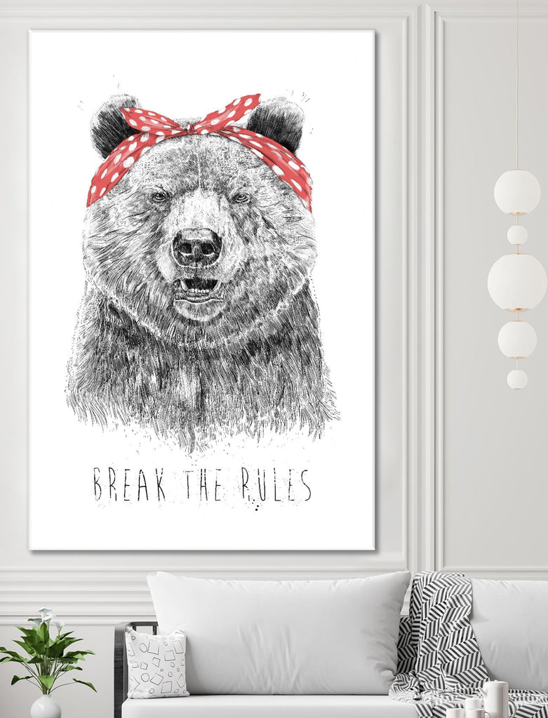 Break The Rules by Balazs Solti on GIANT ART - multicolor urban/pop surrealism