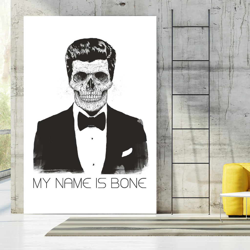 My Name is Bone by Balazs Solti on GIANT ART - multicolor urban/pop surrealism