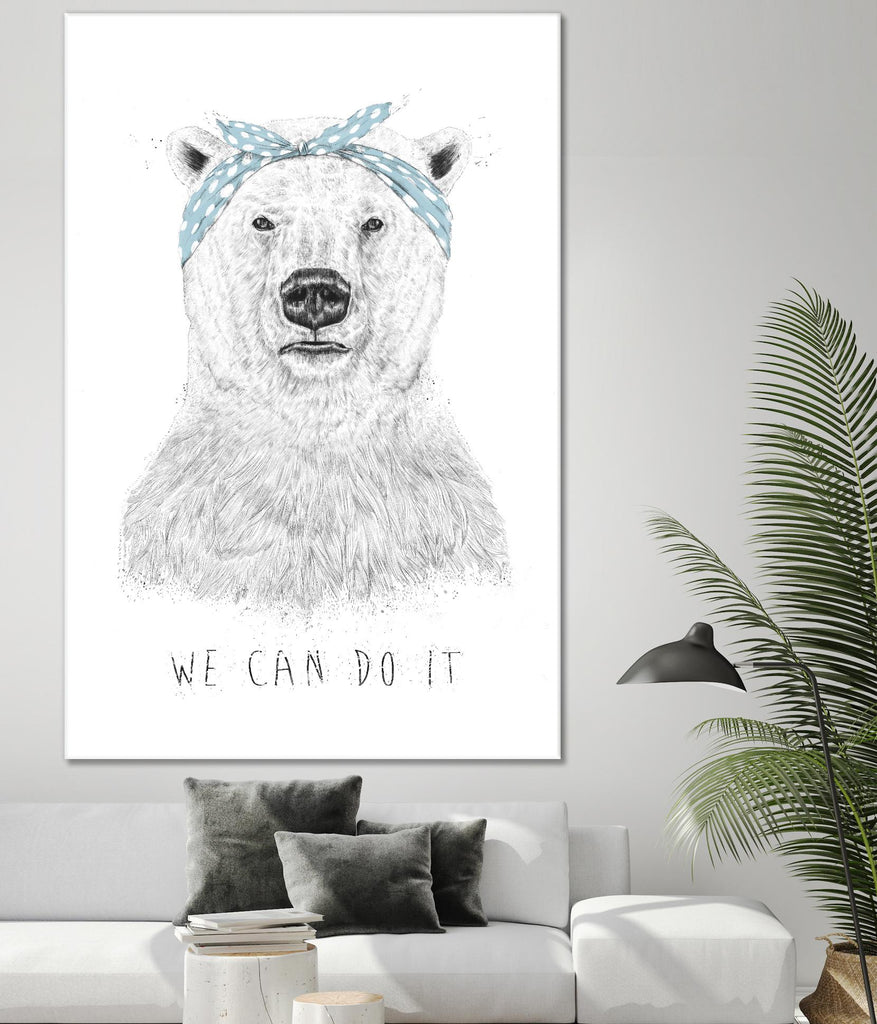 We Can Do It by Balazs Solti on GIANT ART - multicolor urban/pop surrealism