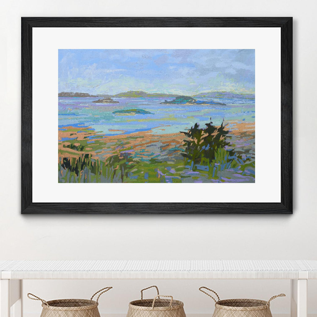 Islands Off the Mainland by Jane Schmidt on GIANT ART - multicolor landscapes; coastal