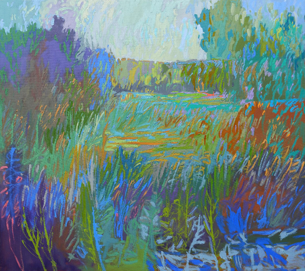 Color Field No. 67 by Jane Schmidt on GIANT ART - multicolor landscapes; contemporary