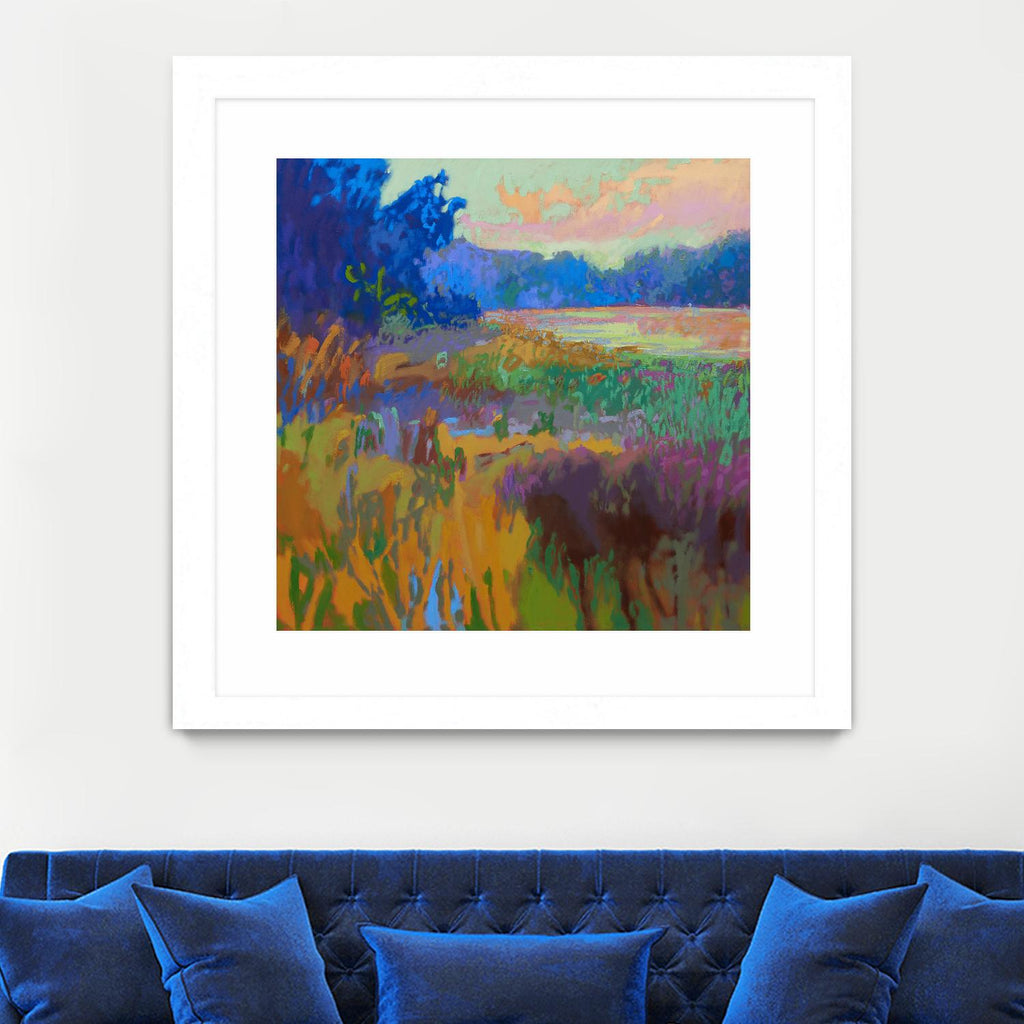 Pastoral XV by Jane Schmidt on GIANT ART - multicolor landscapes; contemporary