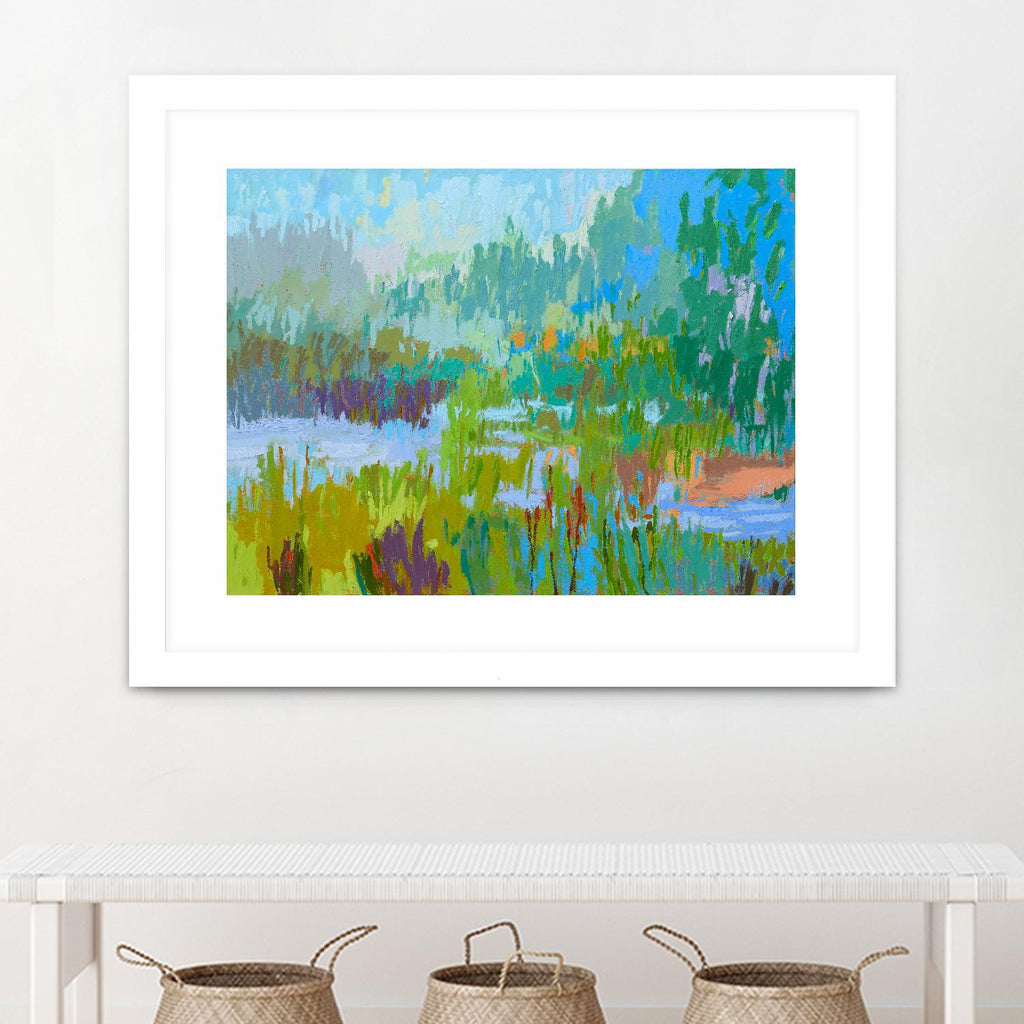 Southern Charm II by Jane Schmidt on GIANT ART - multicolor landscapes; contemporary
