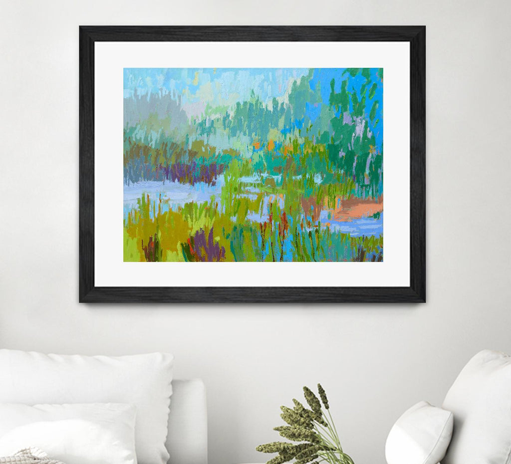 Southern Charm II by Jane Schmidt on GIANT ART - multicolor landscapes; contemporary