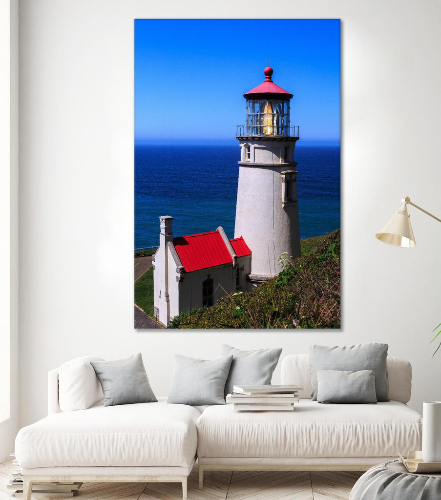 Heceta Head Lighthouse by Shawn/Corinne Severn on GIANT ART - multicolor photography; coastal