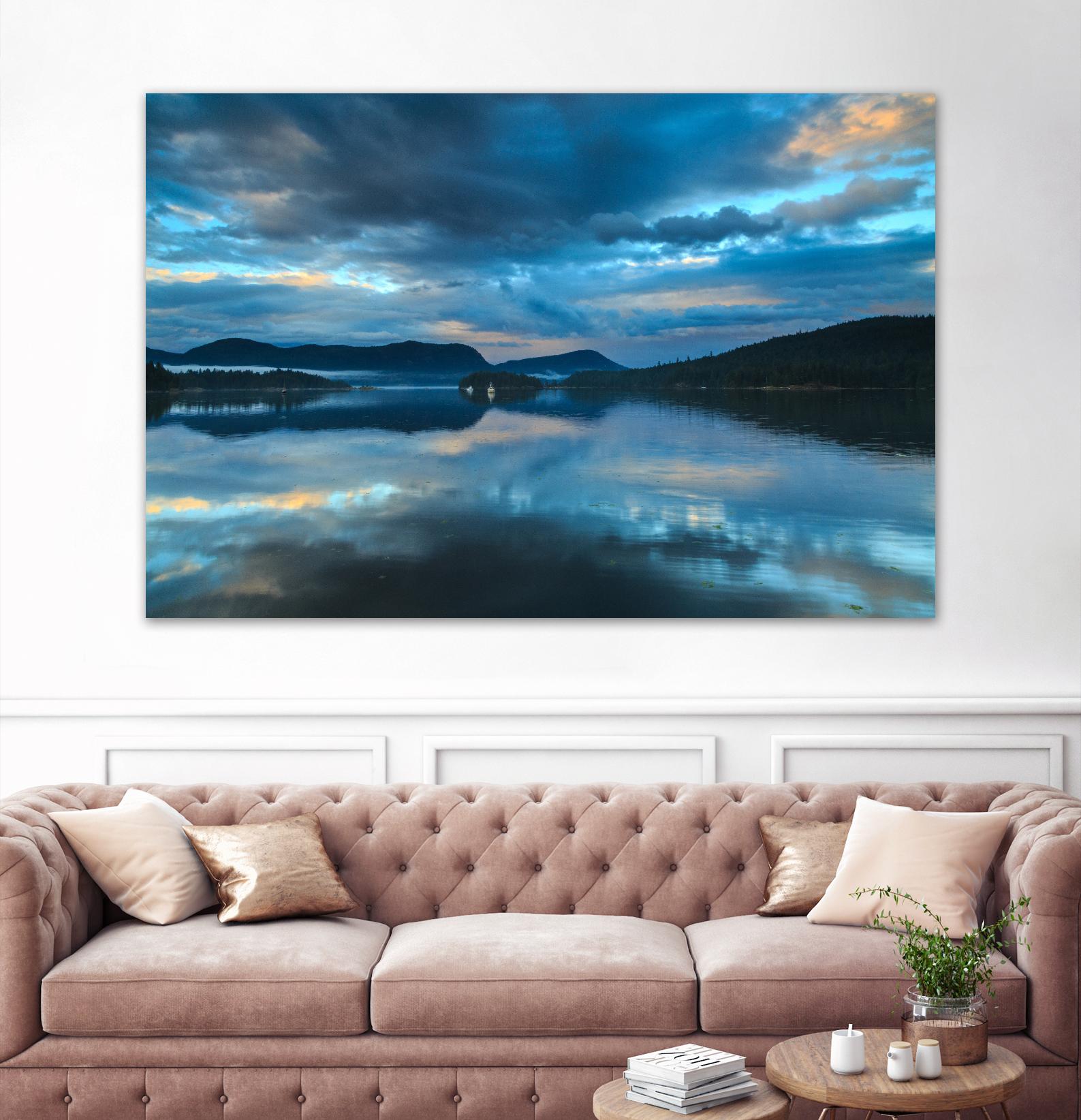 Waiatt Bay Evening by Shawn/Corinne Severn on GIANT ART - multicolor landscapes; photography; coastal