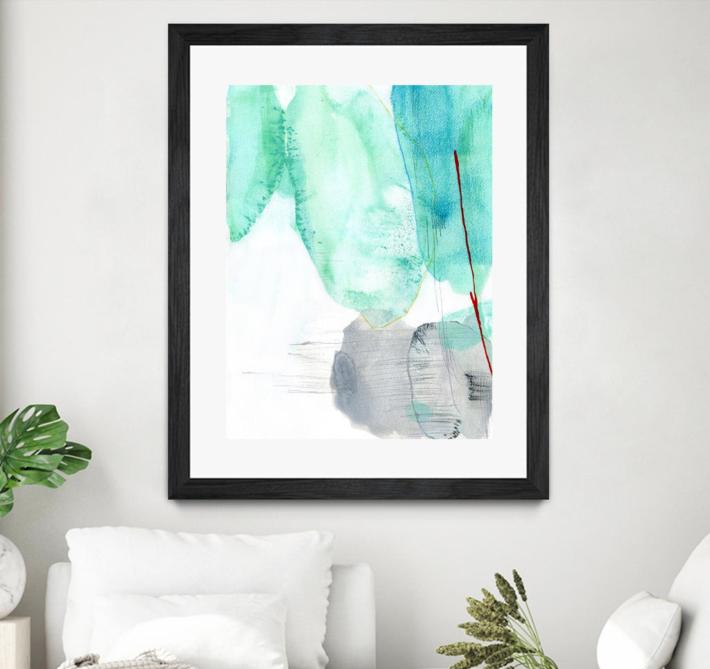 Beach Study 2 by Elisa Sheehan on GIANT ART - multicolor abstracts; contemporary
