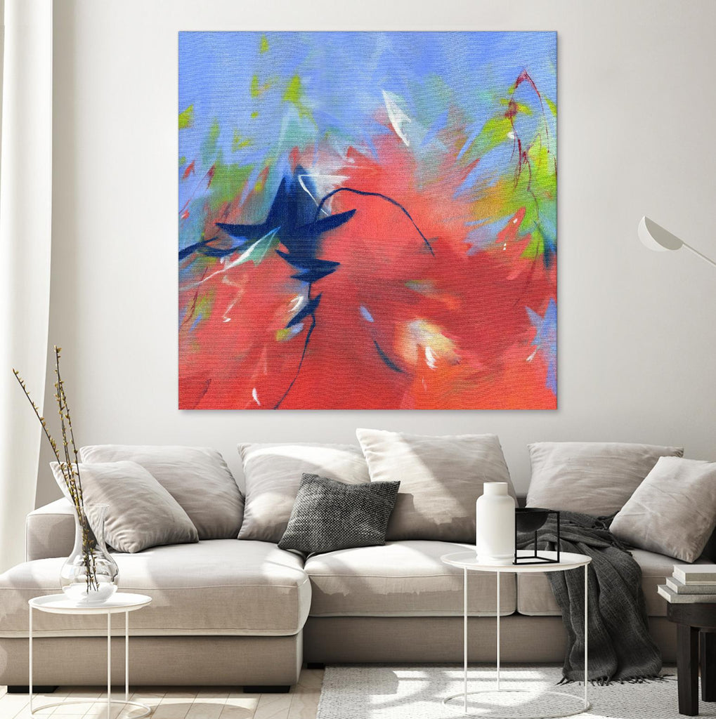 Bonfire by Elisa Sheehan on GIANT ART - multicolor abstracts; contemporary