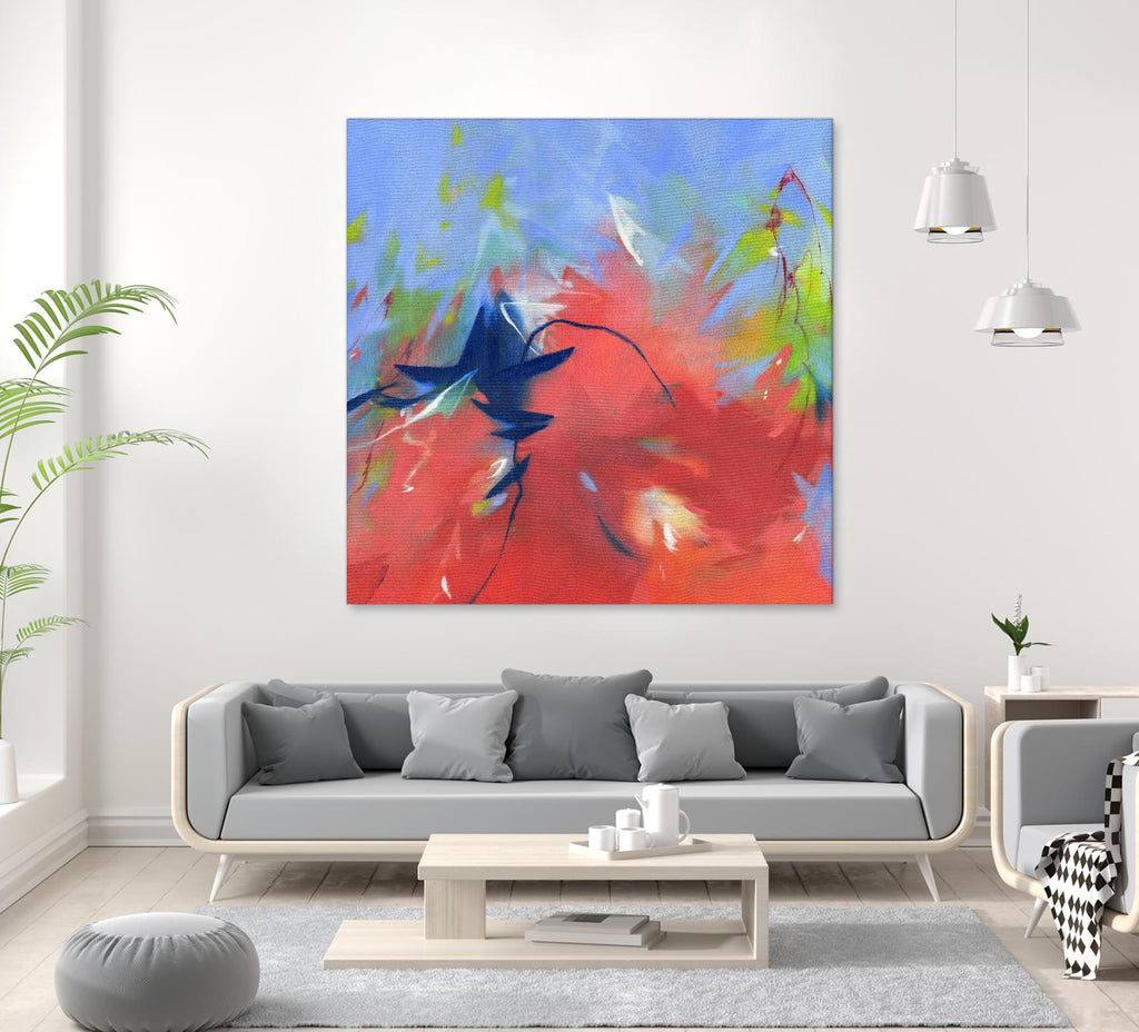 Bonfire by Elisa Sheehan on GIANT ART - multicolor abstracts; contemporary