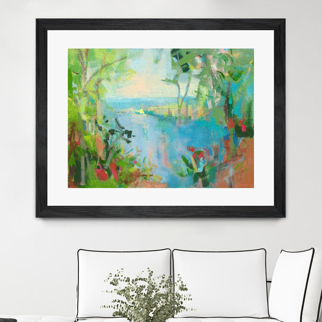 Eternal Summer by Angela Saxon on GIANT ART - multicolor coastal; landscapes; contemporary
