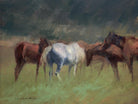 Southern Horses by Valtcho Tonov on GIANT ART - multicolor animals; landscapes; contemporary