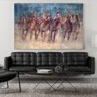 Final Sprint by Valtcho Tonov on GIANT ART - multicolor animals; contemporary; sports