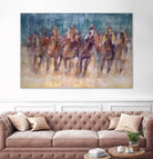 Final Sprint by Valtcho Tonov on GIANT ART - multicolor animals; contemporary; sports