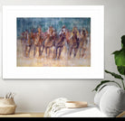 Final Sprint by Valtcho Tonov on GIANT ART - multicolor animals; contemporary; sports