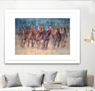 Final Sprint by Valtcho Tonov on GIANT ART - multicolor animals; contemporary; sports