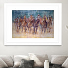 Final Sprint by Valtcho Tonov on GIANT ART - multicolor animals; contemporary; sports