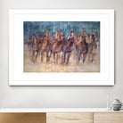 Final Sprint by Valtcho Tonov on GIANT ART - multicolor animals; contemporary; sports