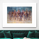 Final Sprint by Valtcho Tonov on GIANT ART - multicolor animals; contemporary; sports