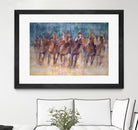 Final Sprint by Valtcho Tonov on GIANT ART - multicolor animals; contemporary; sports