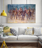 Final Sprint by Valtcho Tonov on GIANT ART - multicolor animals; contemporary; sports