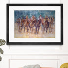 Final Sprint by Valtcho Tonov on GIANT ART - multicolor animals; contemporary; sports