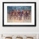 Final Sprint by Valtcho Tonov on GIANT ART - multicolor animals; contemporary; sports