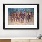 Final Sprint by Valtcho Tonov on GIANT ART - multicolor animals; contemporary; sports