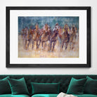 Final Sprint by Valtcho Tonov on GIANT ART - multicolor animals; contemporary; sports