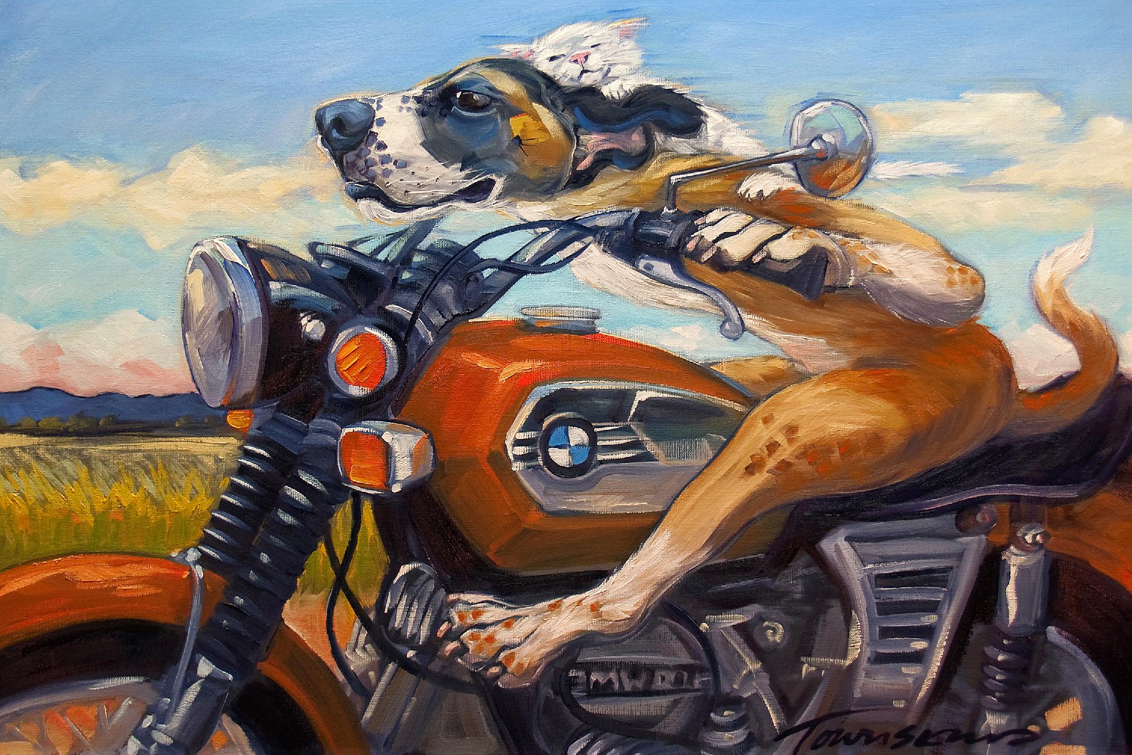 Fast and Furriest by CR Townsend on GIANT ART - multicolor animals; urban/pop surrealism