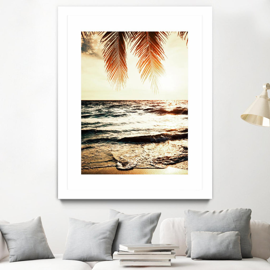 Night Beach by Tai Prints on GIANT ART - multicolor photography; coastal; landscapes