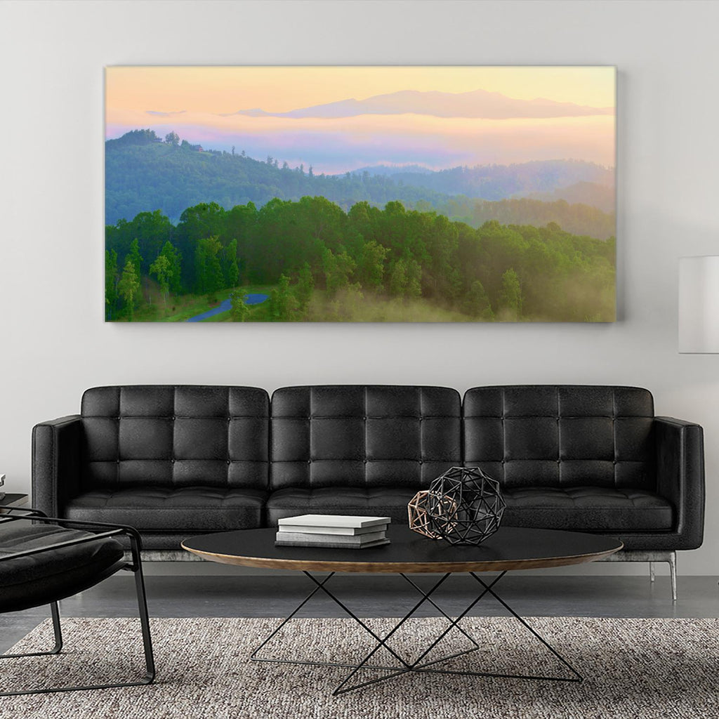 Brasstown Valley Overlook by Steve Vaughn on GIANT ART - multicolor photography; landscapes