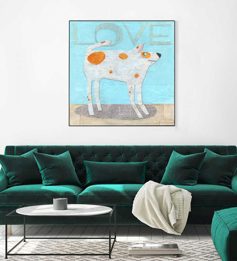 Faithful Friend by Judy Verhoeven on GIANT ART - multicolor animals; contemporary; novelty