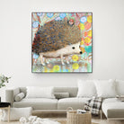 Hedgie by Judy Verhoeven on GIANT ART - multicolor animals; contemporary