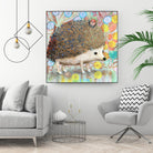 Hedgie by Judy Verhoeven on GIANT ART - multicolor animals; contemporary