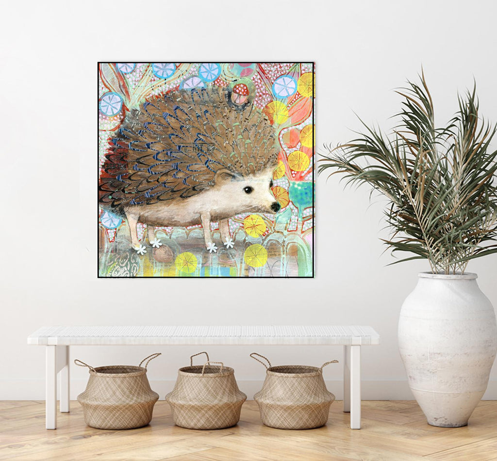 Hedgie by Judy Verhoeven on GIANT ART - multicolor animals; contemporary