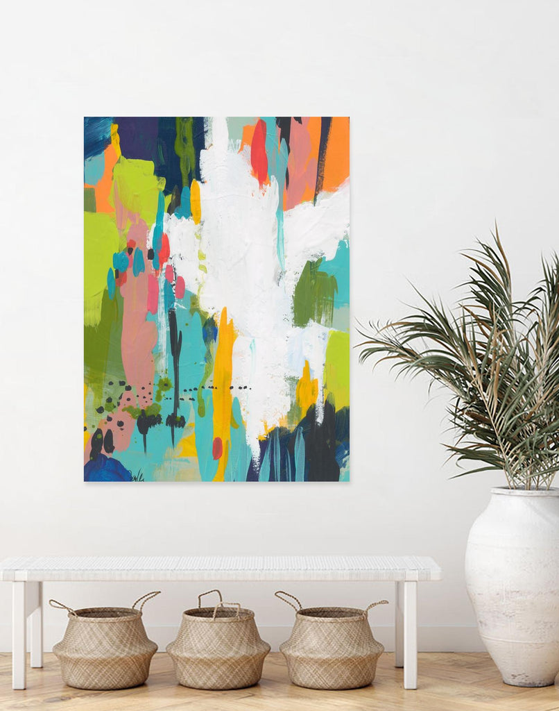 Summer Field by Jan Weiss on GIANT ART - multi abstracts, contemporary