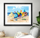 Brellas & Boards by Scott Westmoreland on GIANT ART - beige tropical