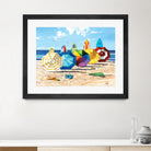 Brellas & Boards by Scott Westmoreland on GIANT ART - beige tropical