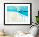 Coastal Blues I by Jan Weiss on GIANT ART - beige abstract