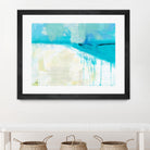 Coastal Blues I by Jan Weiss on GIANT ART - beige abstract