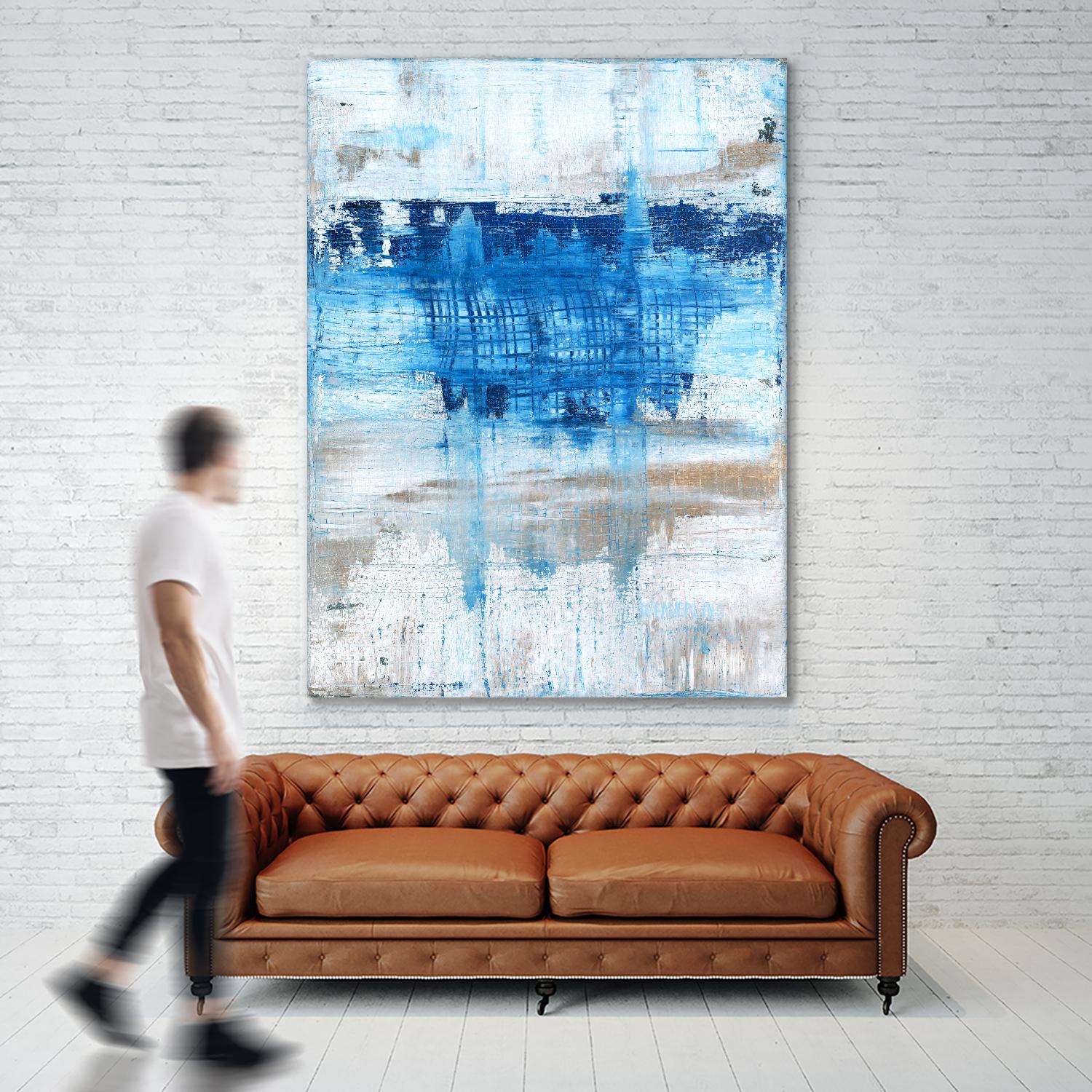 Splash by Julie Weaverling on GIANT ART - white abstract
