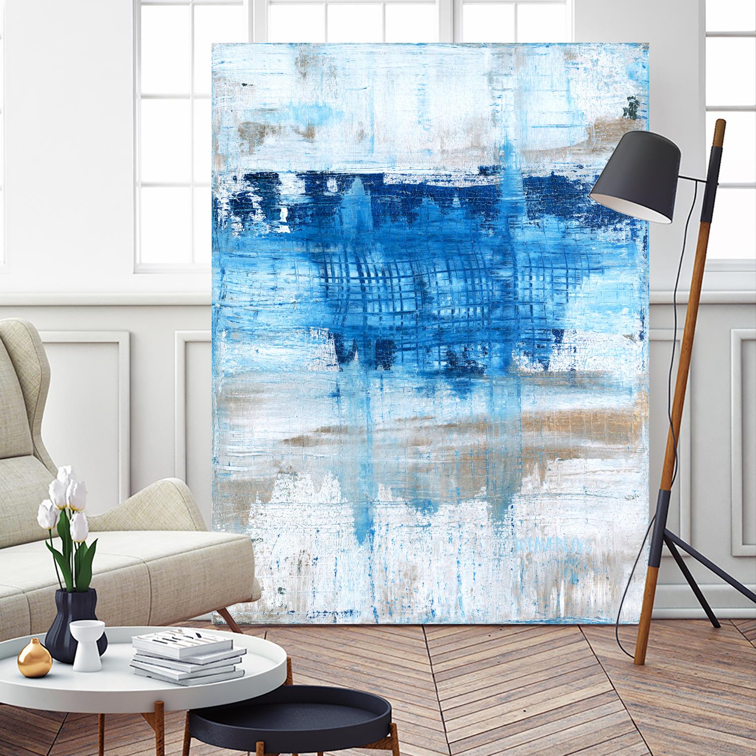 Splash by Julie Weaverling on GIANT ART - white abstract