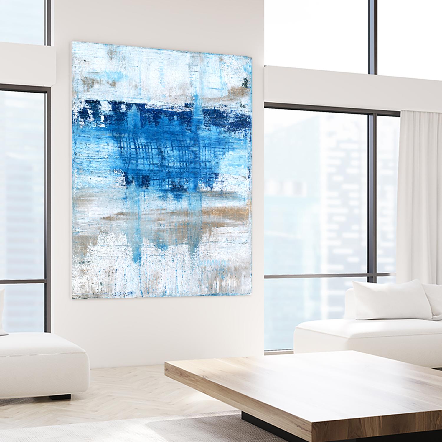 Splash by Julie Weaverling on GIANT ART - white abstract