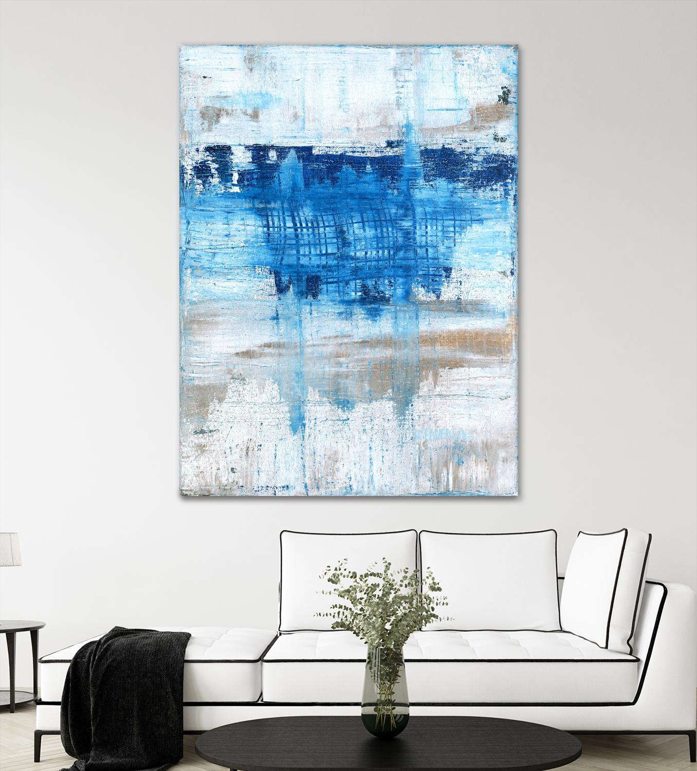 Splash by Julie Weaverling on GIANT ART - white abstract