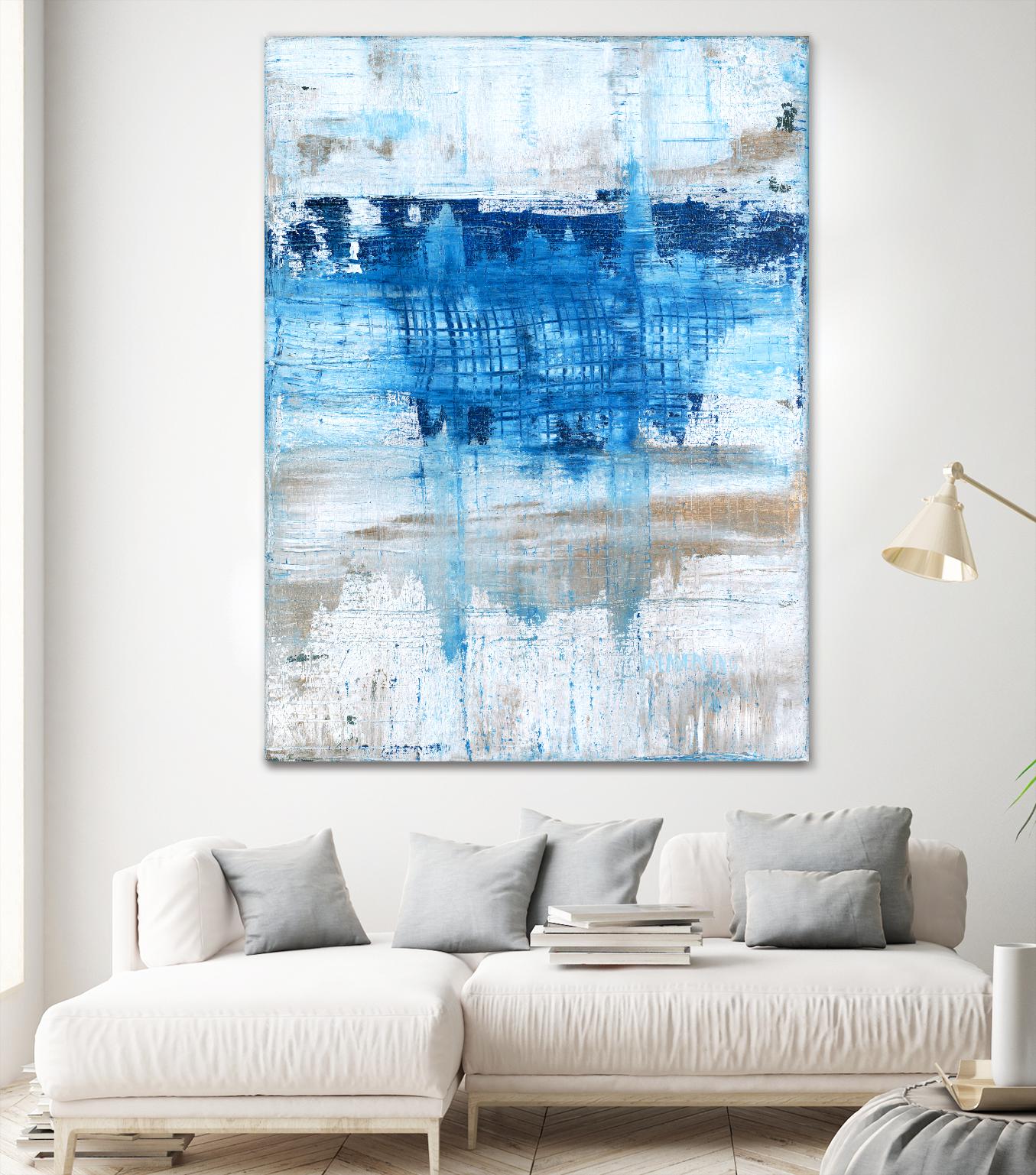 Splash by Julie Weaverling on GIANT ART - white abstract