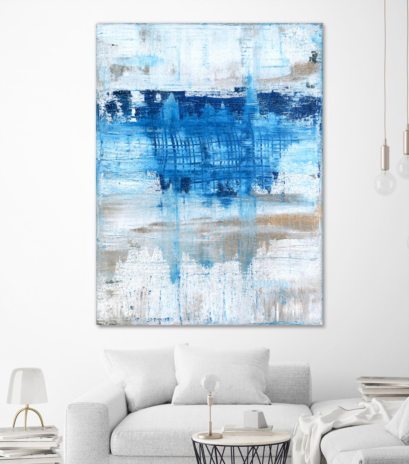 Splash by Julie Weaverling on GIANT ART - white abstract