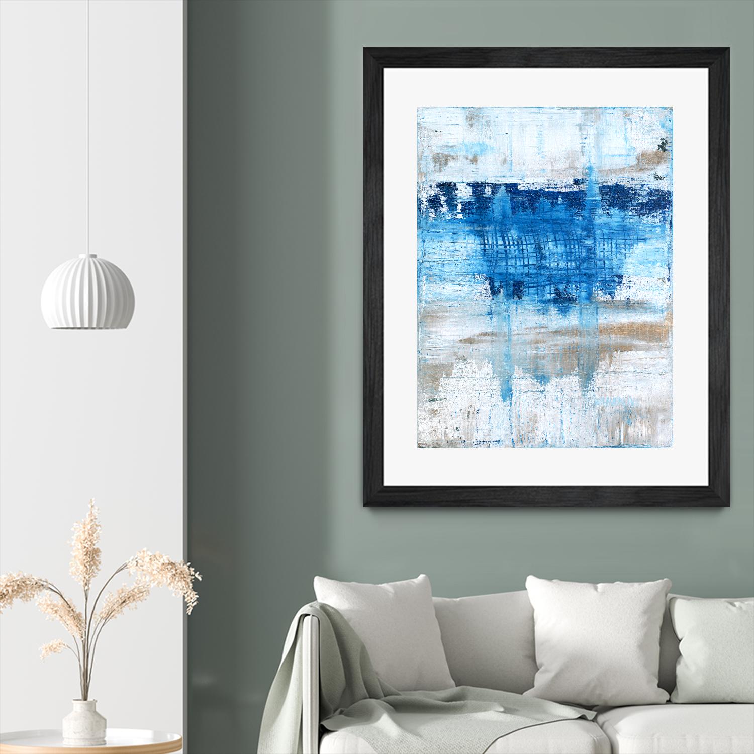Splash by Julie Weaverling on GIANT ART - white abstract