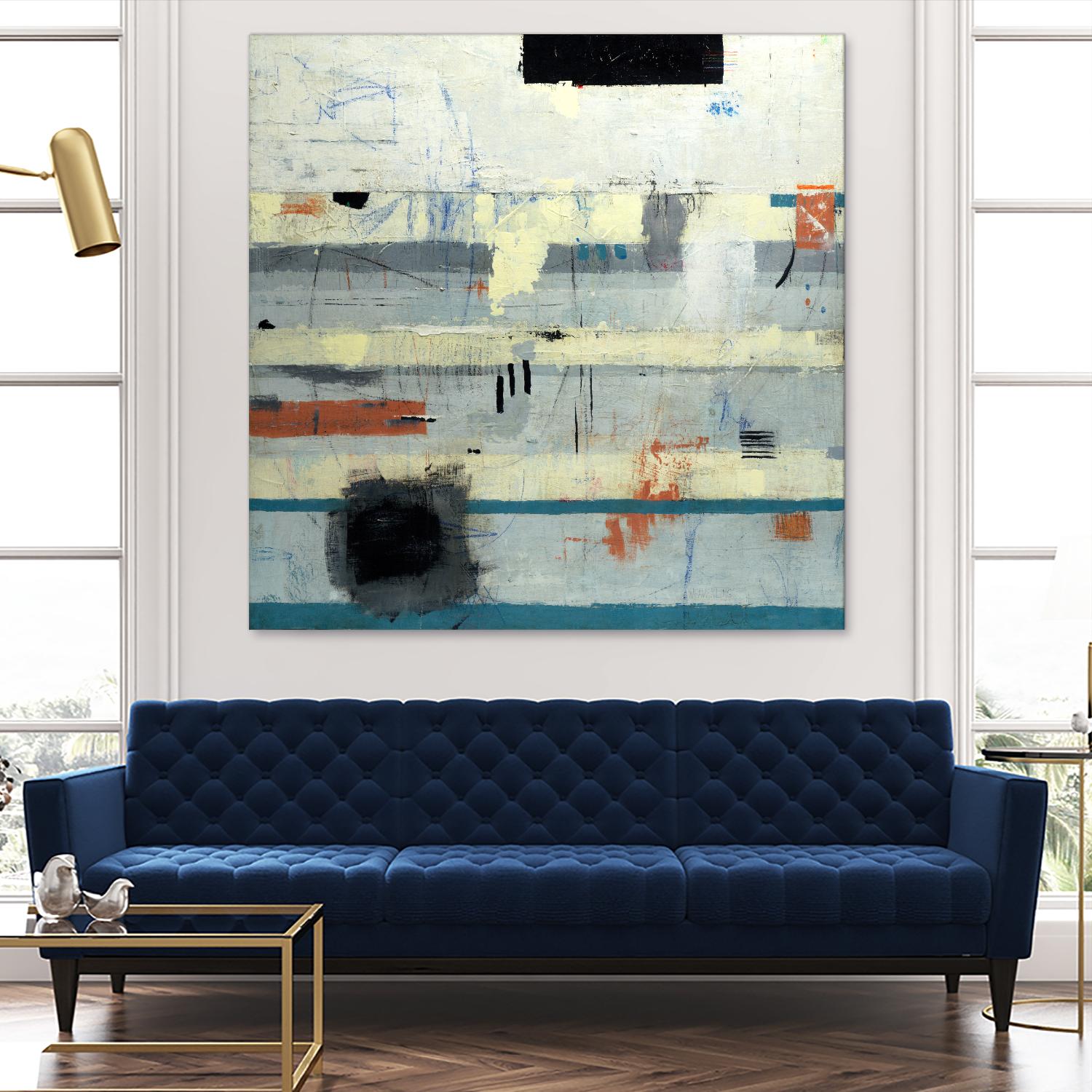 Find Your Serenity by Julie Weaverling on GIANT ART - multicolor abstracts; contemporary